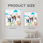 Generic Custom Clocks for Walls Personalized Clocks with Photo Text Logo Customized Round Clock for Birthday Wedding Present Wedding Friend Family Lover, 10inch-25cm