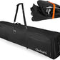 Goloni Ski Bag with Wheels,Padded Snowboard Bag for Air Travel,600D Waterproof Fabric,Foldable Snow Bag Fits 2 Pairs Skis