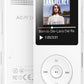 AGPTEK A02 MP3 Player with Bluetooth 5.3, 1.8 inch Screen Portable Music Player with Speaker, FM Radio, Voice Recorder, Supports Expanded Up to 128GB(White, 64GB)