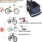 Pet Carrier Bicycle Basket Bag Pet Carrier/Booster Backpack for Dogs and Cats with Big Side Pockets,Comfy & Padded Shoulder Strap,Travel with Your Pet Safety（Classic Blue）