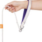 Dog Anti-Slip Leash 5FT with Metal Stopper - Durable No-Pull Training Lead for Small, Medium & Large Dogs - Comfortable Handle Nylon Rope, Tangle-Free Pet Walking Leash (Beige, 5.6FT)