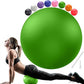 Soft Pilates Ball 9 Inch, Ideal Small Exercise Ball Between Knee Squeeze for Physical Therapy Yoga Core Medicine Abs Pt Bouncy, Mini Rubber Fitball Barre Workout Equipment for Women Men Kid Toddler