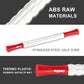 Muscle Roller Stick for Athletes - Deep Tissue Fascia Blaster & Roller Massager for Myofascial Pain Relief - Handheld Physical Therapy & Recovery Tool(Red White-20 inch)