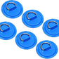 TOBWOLF 6 Pack Stainless Steel D-Ring Patch for Inflatable Boat Kayak Dinghy SUP, D-Ring PVC Patch Stand-Up Paddleboard Canoe Rafting Accessories, NO Glue Included