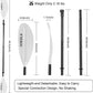Kayak Paddle 4 Pieces Aluminum Shaft and PP Blade Floating 86.6in/220cm, 90.5inch/230cm Lightweight Oars