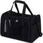 Airline Approved Soft Sided Pet Carrier for Small and Medium Dogs, Cats, and Puppies (Up to 15 lbs), Collapsible Portable Travel Bag for Dogs Cats (Black)