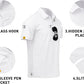 V VALANCH Mens Polo Shirts Short Sleeve Moisture Wicking Golf Polo Athletic Collared Shirt Tennis T-Shirt Tops