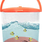 Foldable Small Aquarium, Portable Fish Tank, Fish Transport Container, Plasitc Fish Bowl, Beginner Tank, Great Concept for Catching and Release Critters, Beach, Pool and Lake