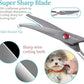 4.5" Curved Dog Scissors for Grooming Face and Paws with Safety Round Tip for Small Dogs Face Paw Ears Trimmer Professional Small Cat Grooming Shears (4.5" Curved, Gray)