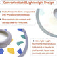 Cat Cone Collar 2pcs Adjustable Protective Collar for Pet Cat Recovery, Wound Healing (A-Milk, M+L)