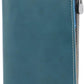 Genuine Leather Travel Passport Wallet, Slim RFID Blocking Holder for Secure Travel and Document Organization (Blue)