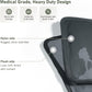 Small Flexible Gel Ice Packs for Injuries Reusable - Soft Hot and Cold Packs for Injuries for Ankle, Hand, Wrist, Head Pain Relief - 5" x 10" - 2PK - Grey