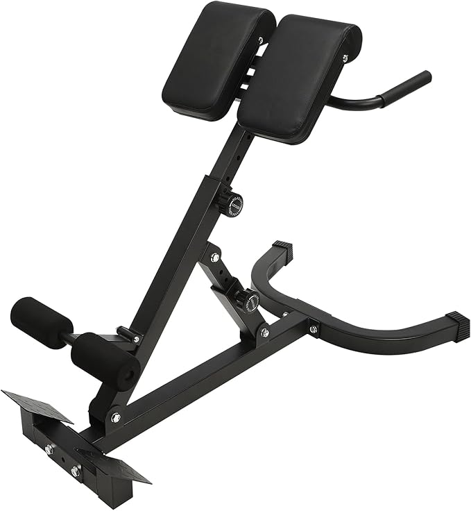 Hyper Back Extension Roman Chair, Multi-Functional Bench for Full All-in-One Body Workout, Adjustable Ab Sit up Bench Decline Bench Flat Bench for Home Exercise
