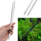 Aquarium Tweezer Set - FEITA Long Stainless Steel Curved & Straight Aquarium Feeding Tweezers Scissors Maintenance Tools Kit (3 Pcs)