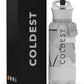 Coldest Insulated Water Bottle with Straw Lid - Stainless Steel Metal Insulated Bottle for Men & Women (Geometrix White, 32 oz)