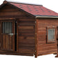 Extra Large Dog House Outdoor Made of Solid Pine Wood, Warm Doghouse, Dog House with Elevated Floor for Large Dogs, (Wood, 5XL)