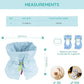 Cat Recovery Collar, Soft Adjustable Cat Cone Alternative, Lightweight Waterproof Fasteners Collars for Cats Kittens Puppies, After Surgery Stop Licking and Daily Use (Gray Blue, (Neck5.5-9.8"))