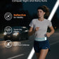 Running Belt for Women and Men, Adjustable Fanny Packs No Bounce Phone Holder for Running with Water Bottle & Headband, Waterproof Reflective Waist Packs for Runner Fits All Phones (L-Blue)