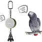Colorday Bird Toys Parrot Talking Coach & Interactive Voice Bell for Parakeet, African Grey, Amazon Parrots, Quaker, Cockatiel, Conure (Green)