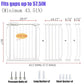 Extra Wide Baby Gate 53-57.5 Inch, Tension Mounted No Drilling, Auto Close Indoor Safety Gate for Stairs & Doorways - Metal Design for Kids and Pets, White