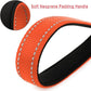 PLUTUS PET 10” Short Dog Leash, Reflective Nylon Padded Handle, Strong Traffic Leash with Carabiner Clip, Perfect for Large or Medium Dogs（10”，Orange