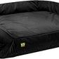 K9 Ballistics Tough Orthopedic Medium Bolster Dog Bed - Washable, Durable and Water Resistant Dog Bed - Made for Medium Dogs, 27"x33", Black
