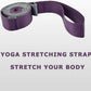 SANKUU Yoga Straps Stretching Strap with 12 Loops Workout Poster, Straps for Stretching Physical Therapy Equipment Long Stretch Out Bands for Exercise, Pilates and Gymnastics for Women Men