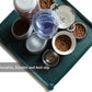 Hoki Found XX-Large Silicone Non Slip Pet Dog Cat Bowl Mats - Placemat for Feeding - Waterproof for Carpet - Dark Cedar