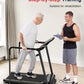 Redliro Walking Treadmill with Long Handrail for Balance, Recovery Fitness Exercise Machine Foldable for Home use with Holder for Phone & Cup,LCD Display, 300 lbs Capacity