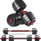 Adjustable-Dumbbells-Sets,Free Weights-Dumbbells Set of 2 Convertible To Barbell A Pair of Lightweight for Home Gym,Women and Men Equipment