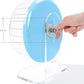 Niteangel Super-Silent Hamster Exercise Wheels: - Quiet Spinner Hamster Running Wheels with Adjustable Stand for Hamsters Gerbils Mice Or Other Small Animals (M, Light Blue)