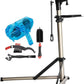 CXWXC Bike Repair Stand -Shop Home Bicycle Mechanic Maintenance Rack- Bike Workstands for Mountain Bike and Road Bike (C:Champagne Blue)