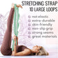 TECEUM Stretching Strap for Yoga & Physical Therapy – 10 Loops – Non-Elastic Leg Stretch Straps for Stretching, Exercising, Pilates, Post-Injury Rehabilitation for All Levels – Men & Women