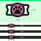 IP68 Waterpoof Dog Air tag Holder, Stretchy Silicone Full Body Covered Apple Air Tag Holder for Dog Cat Collar Fit All Width Collar (Black & Rose, 1 Pack)