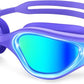 ZIONOR G1 Nava Super Anti-Fog Unisex Swim Goggles Mirror/Bright Smoke Lens