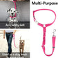 Plutus Pet Dog Seat Belt for Car Headrest, Reflective and Adjustable Restraint with Elastic Bungee for Safety, Vehicle Seatbelt Harness for Small Medium Large Dogs and Cats