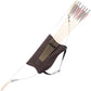 LWANO Archery Bow Carrier with Arrow Slots, Archery Bow and Arrow Holder for Recurve Horsebow Traditional Bow, Adjustable Shoulder Strap