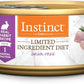 Instinct Limited Ingredient Diet, Natural Wet Cat Food, Grain Free Recipe - Real Rabbit, 5.5 oz. Cans (Pack of 12)