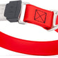 Dogline Biothane Waterproof Dog Collar with Herm Sprenger Stainless Steel Quick Release Buckle – Heavy Duty Tactical Durable Collar for Dogs – Comfortable and Safe Pet Collar, W 3/4" L 12-19", Red