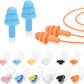 Ear Plugs for Swimming,Sleeping Noise Cancelling,Snoring,Shoting,Working, Reusable Silicone Earplugs, Super Soft Ear Plug for Noise Reduction, Ears Protection (12 Pairs)