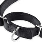 Heavy Duty Anti-Escape Martingale Collar Dog for Large Breeds Dogs - Walking Training Daily Use.(Large,Black)