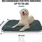 furrybaby Dog Bed Mat Flat Crate Mat with Anti-Slip Bottom Machine Washable Pet Kennel Pad for Dog Sleeping (XL 48x30'', Grey Mat)