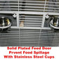 White Extra Large 28"x22"x65"H Double Ladders Open Play Top Wrought Iron Bird Parrot Parttot Finch Macaw Cockatoo Cage, Include Seed Guard and Toy Hook