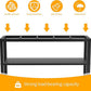 Akenow 55-75 Gallon Fish Tank Stand with Storage Shelf, 48.5 x14.9 x 29.2 Inch Aquarium Stand, Turtle Tank, Reptile Terrariums and Breeder Tank Stand,980LBS Capacity, Black