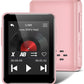MP3 Player with Bluetooth, 32GB Portable Bluetooth MP3 Player for Kids, 1.8 inch Music Player with Speaker, FM Radio, Voice Recorder, Supports Expanded Up to 512GB(Pink)