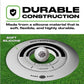 3-Piece Putting Ring Set, Putting Green Indoor Ramp Ring & Hole Reducers for Ultimate Precision Golf Practice, Usabe for Indoor Golf Hitting Mat & Putting Green Outdoor, Golfing Gifts for Men & Women