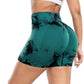 CHRLEISURE Women's 4 Packs Workout Gym Shorts, High Waisted Butt Lifting Scrunch Butt Seamless Booty Shorts