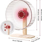 Super Silent Hamster Wheel 10.4 Inch, Magnetic Large Rat Wheel for Chinchilla, Gerbil, Guinea Pig, Cat, Mouse, Sugar Glider and Dwarf, Syrian Hamster Accessories (Tomato Red)