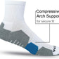 AKOENY Men's Performance Athletic Cushioned Quarter Ankle Socks (6 Pairs)