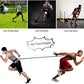 Exercise Resistance Fitness Bands Set Workout Equipment Double Endurance Weight Sled Harness Kits Sled Pulling Strap for Running Sprinting Resistance Speed Agility Training, Black
